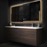 Espejo LED Rectangular | Botones táctiles | Función antivaho | Luz blanca cálida - Reyze Seria Edge Model 2